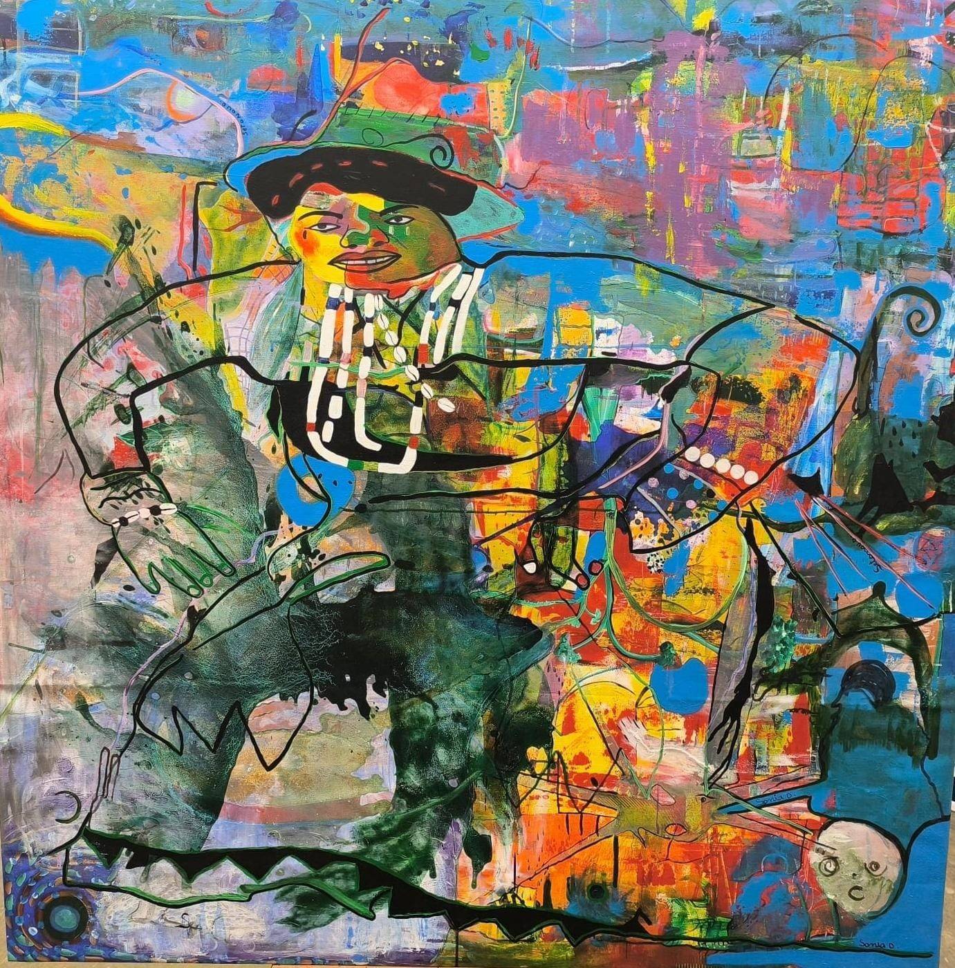 Peinture de Setonou Djédatin